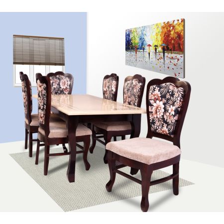Florence Diningbrown6 chairs