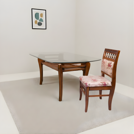 Twisted Diningbrown4 chairs