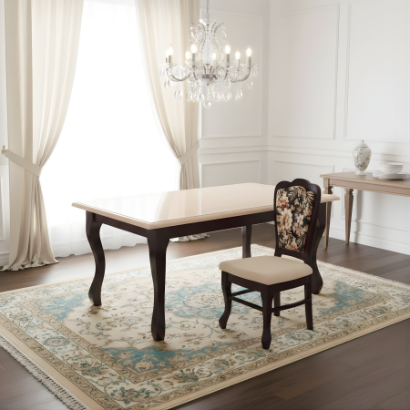 Florence Diningbrown6 chairs