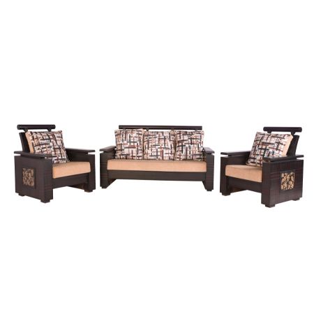 Lepakshi Dark Brown Sofa Sets