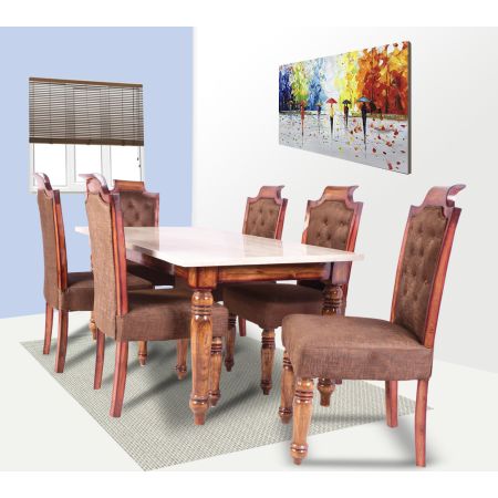 Victory Diningbrown4 chairs