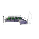 Incline Sectional Sofa