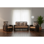 Lepakshi Dark Brown Sofa Sets